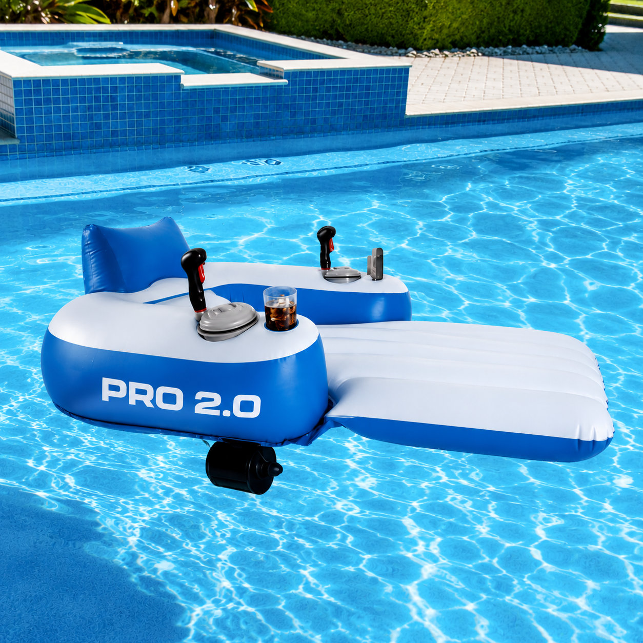 AQUADRIVE 1.0 Motorisierte Poolliege